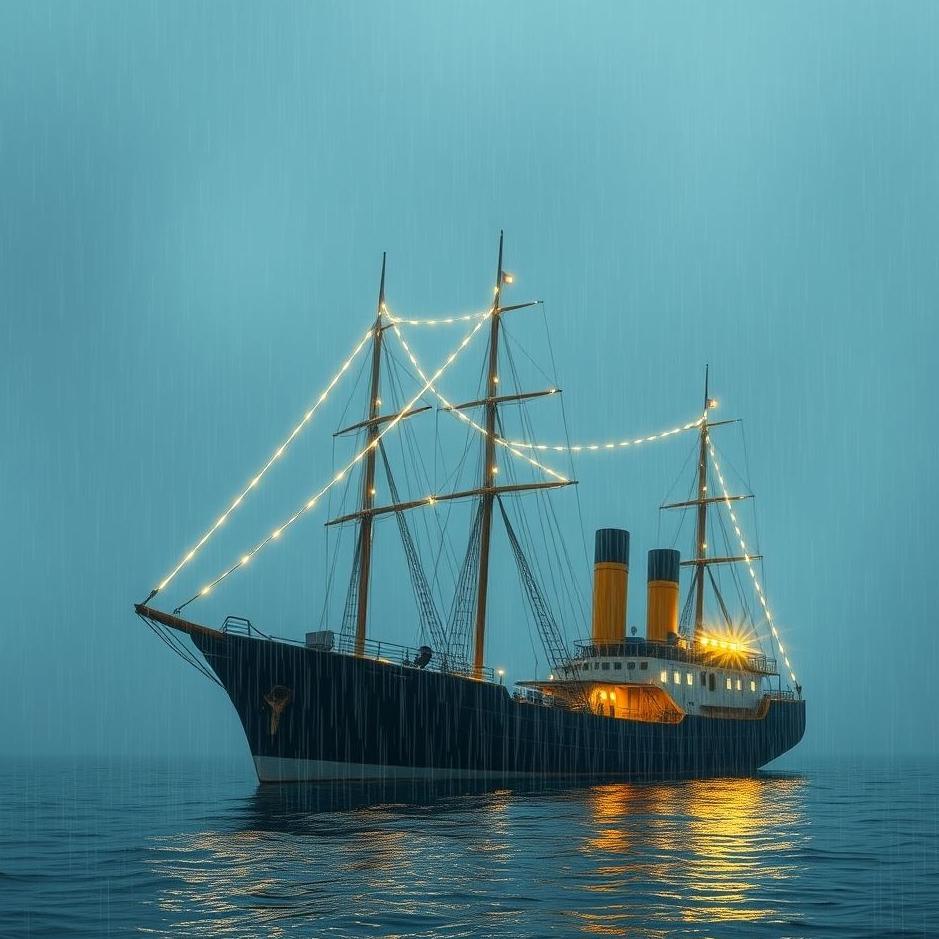 Dream : Rain on a ship in a dream