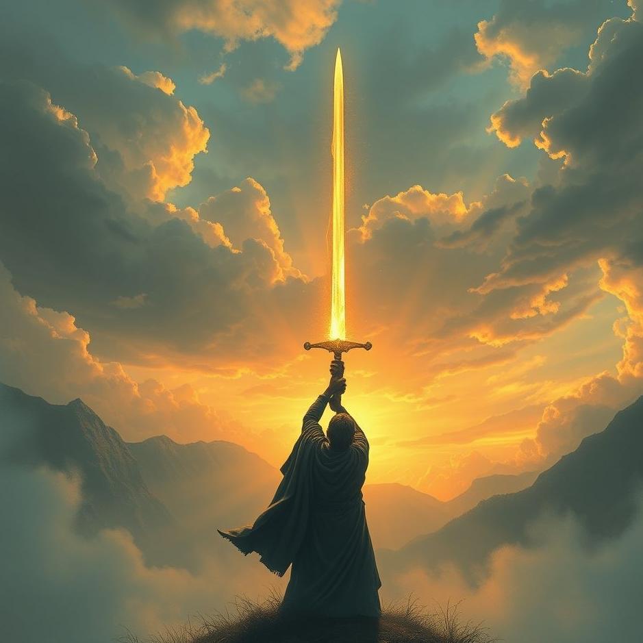 Dream : Raising a sword in a dream