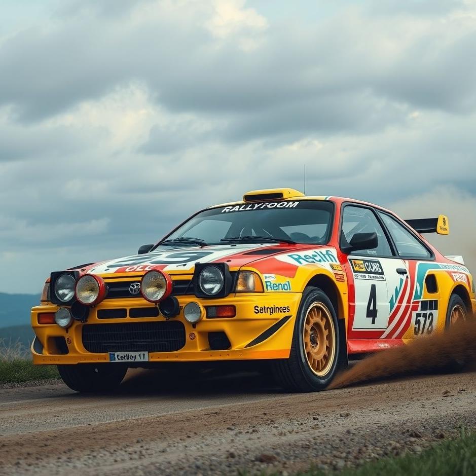 Dream : Rally car in a dream