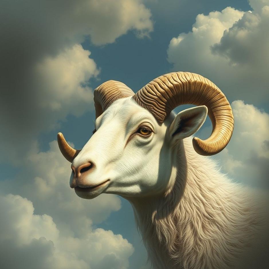 Dream : Ram's head in a dream