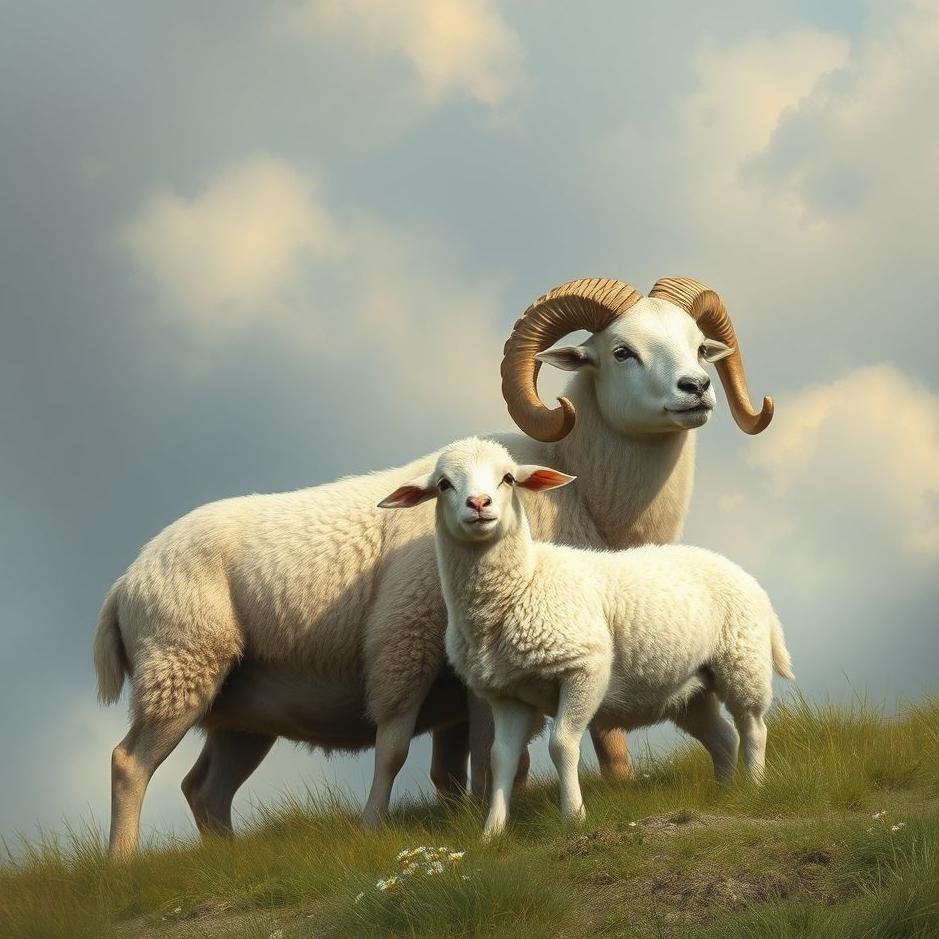 Dream : Ram and a lamb in a dream