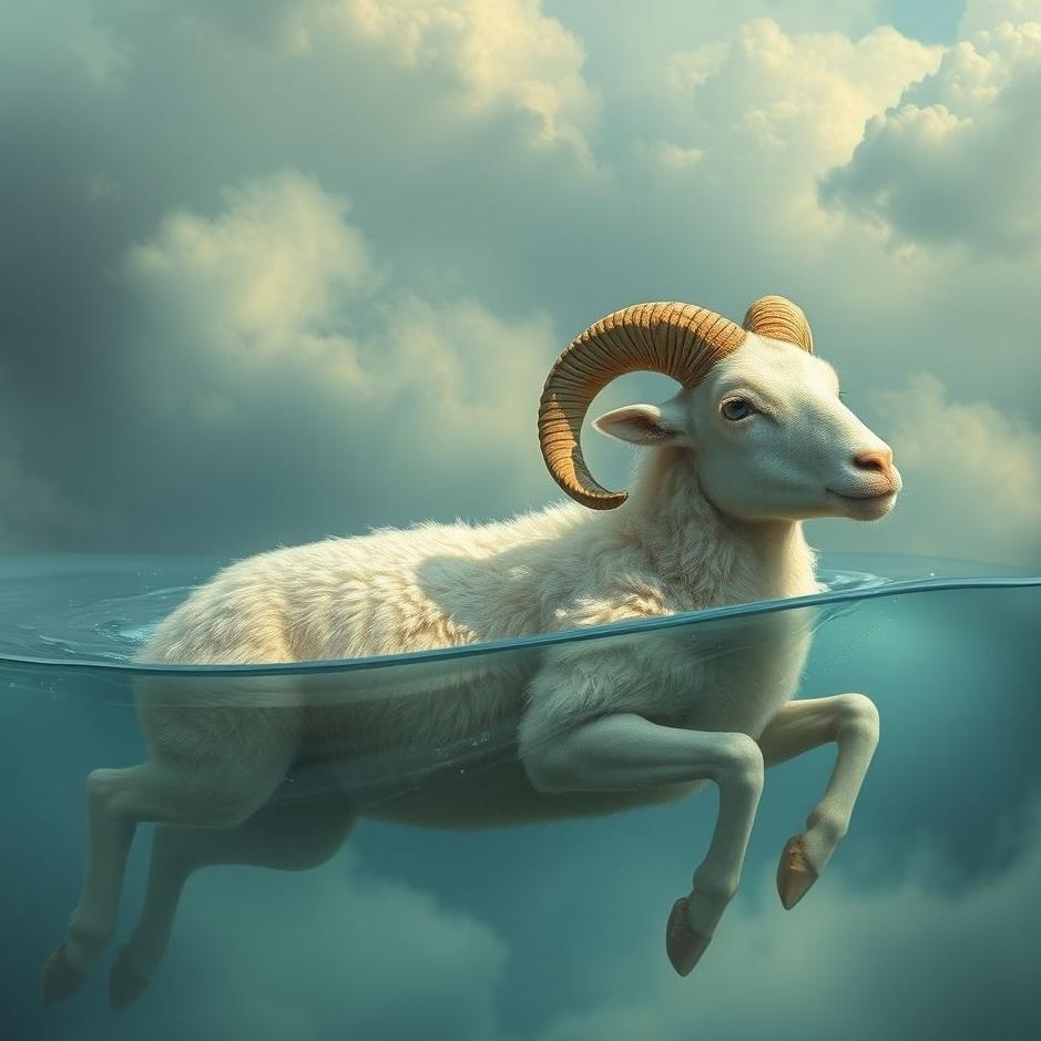 Dream : Ram swimming in a dream