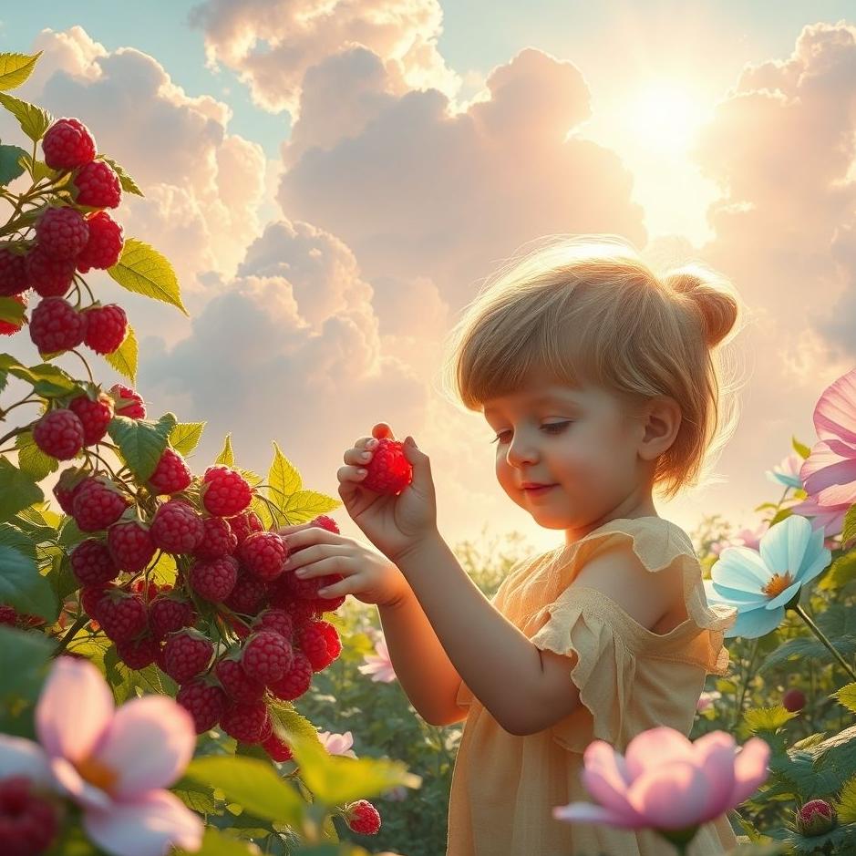 Dream : Raspberry picking in a dream