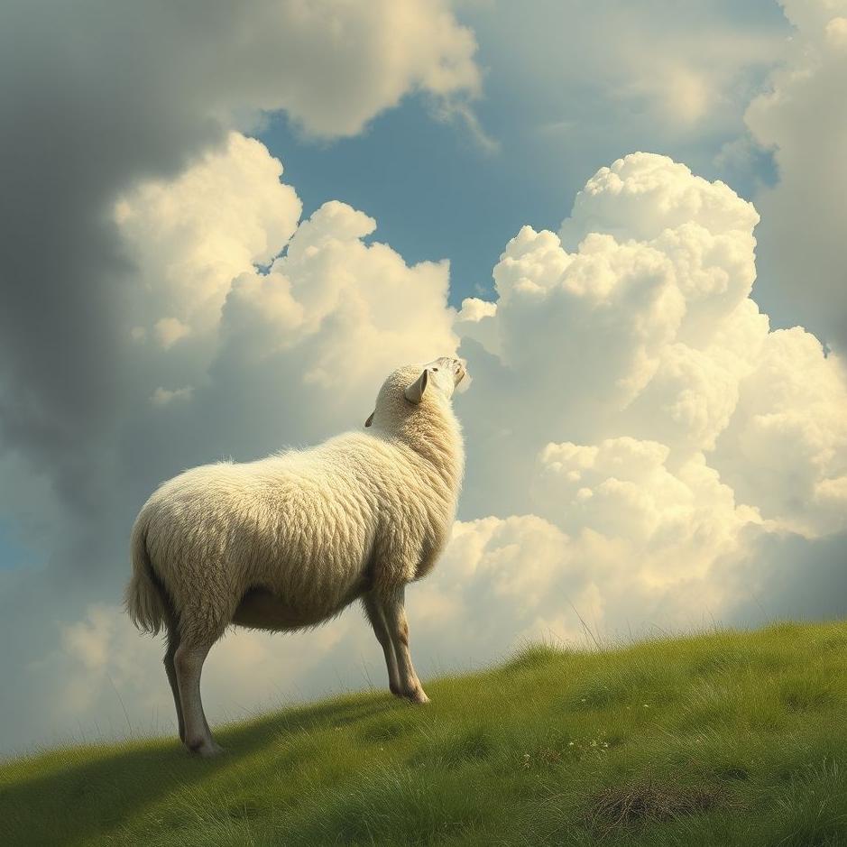 Dream : Reaching a sheep in a dream