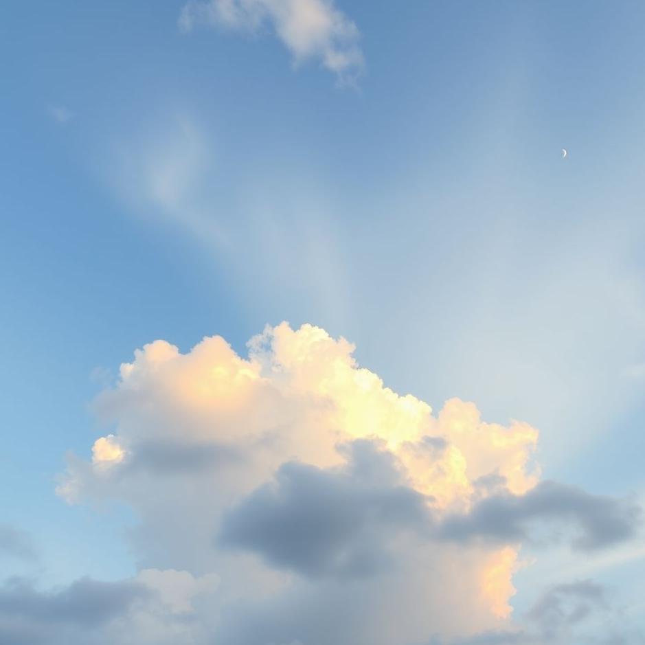 Dream : Reaching the sky in a dream