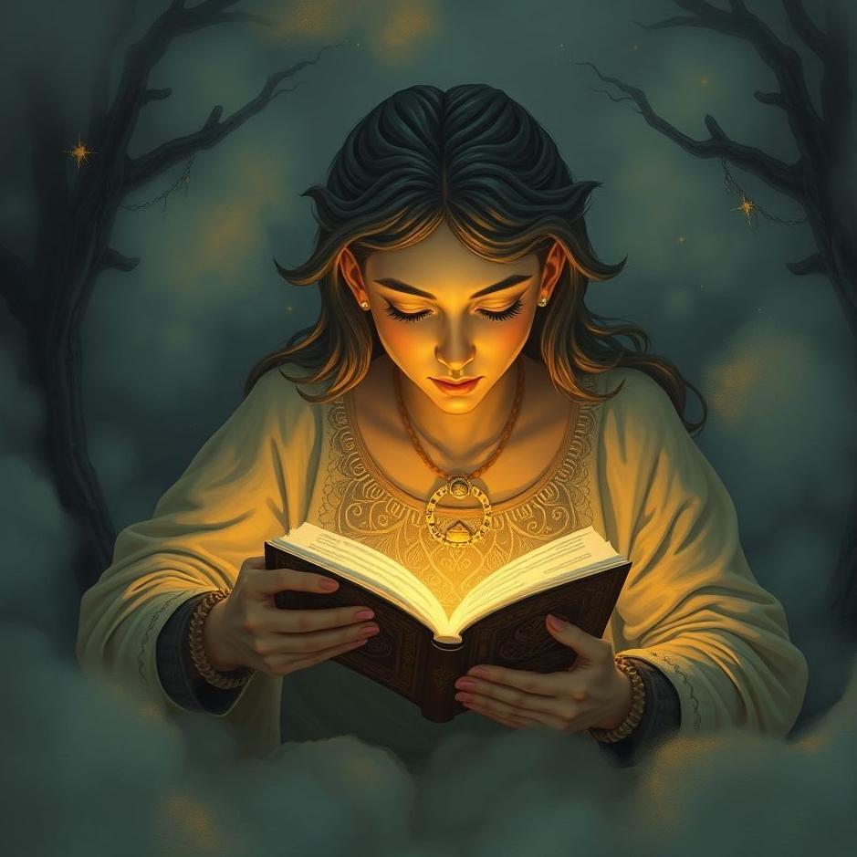 Dream : Reading an amulet in a dream