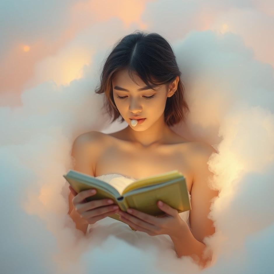 Dream : Reading and blowing in a dream