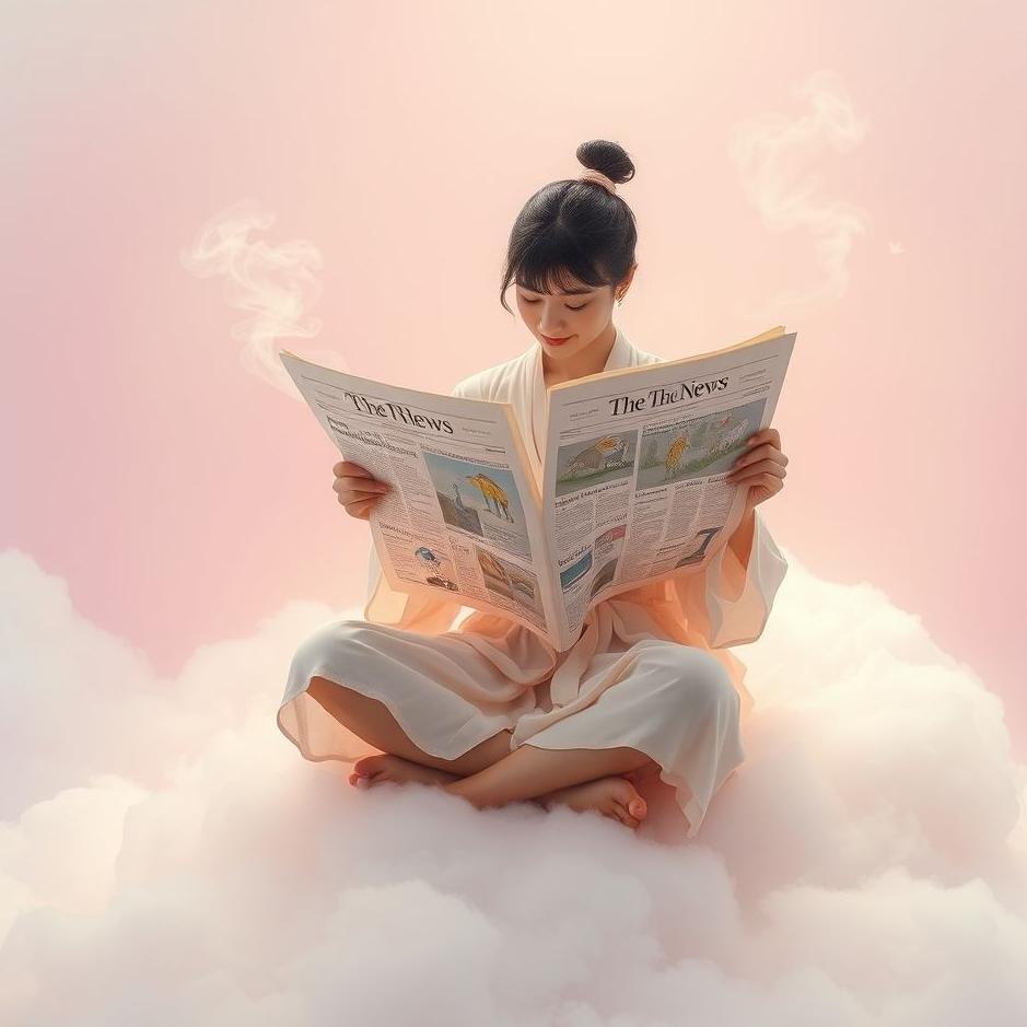 Dream : Reading the news in the newspaper in a dream