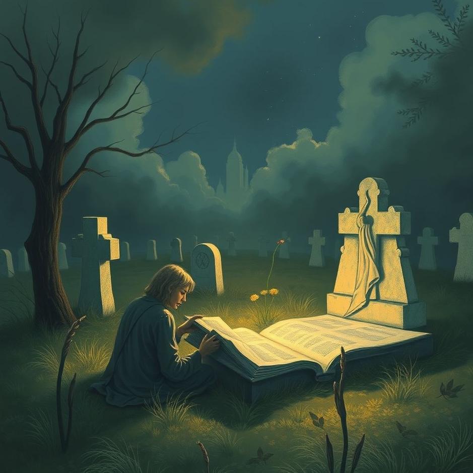 Dream : Reading to the grave in a dream