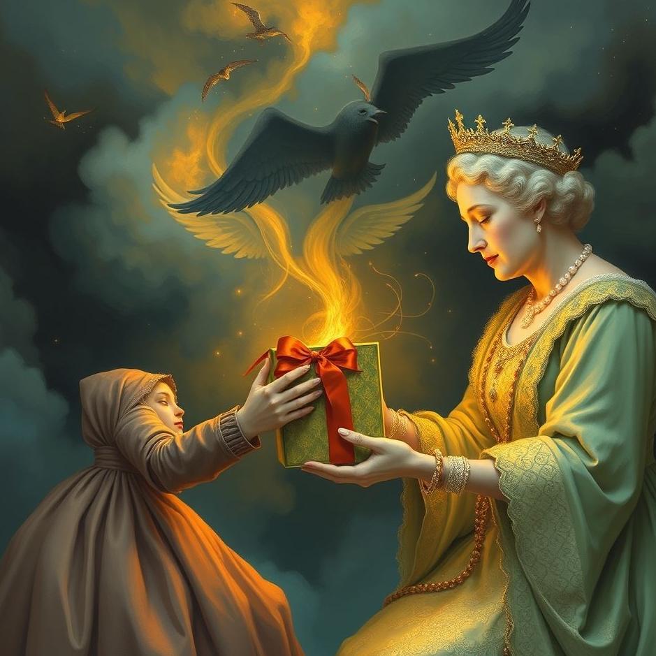 Dream : Receiveing a gift from the queen in a dream