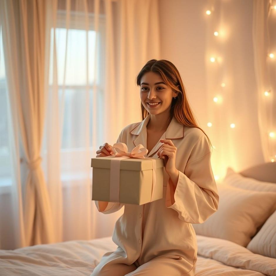 Dream : Receiveing a gift of pajamas in a dream