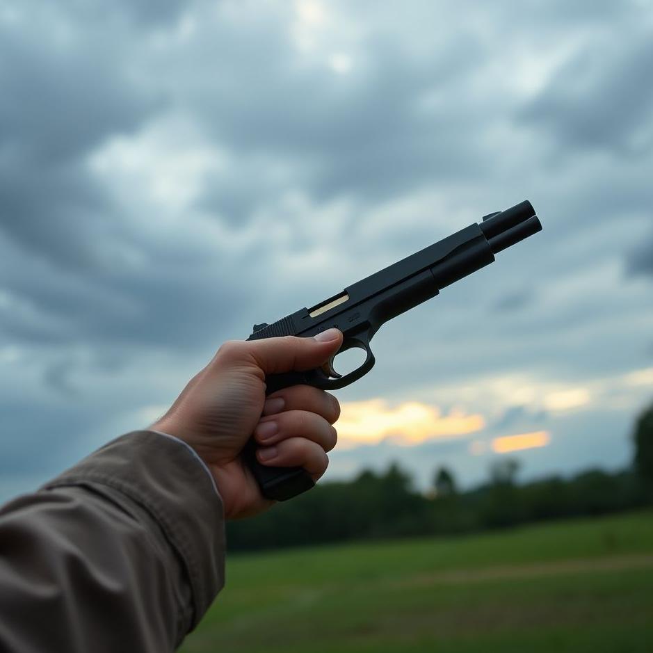 Dream : Receiveing a gun in a dream