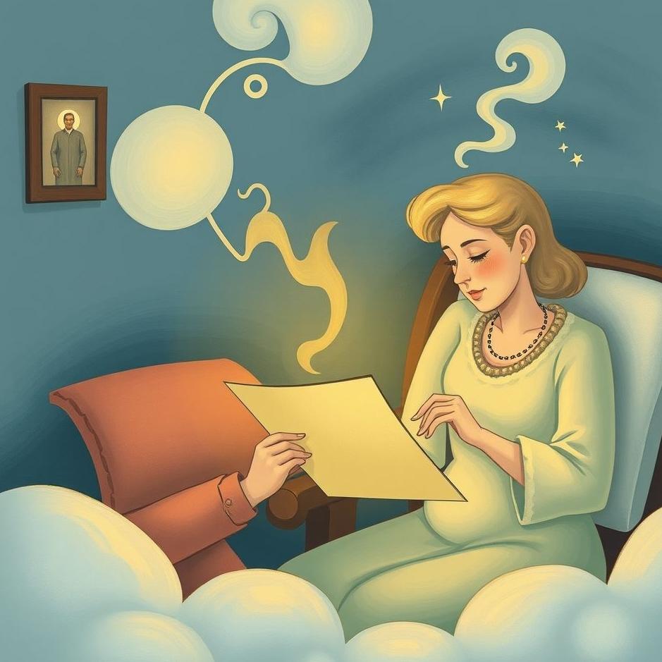 Dream : Receiveing a letter from the mother-in-law in a dream