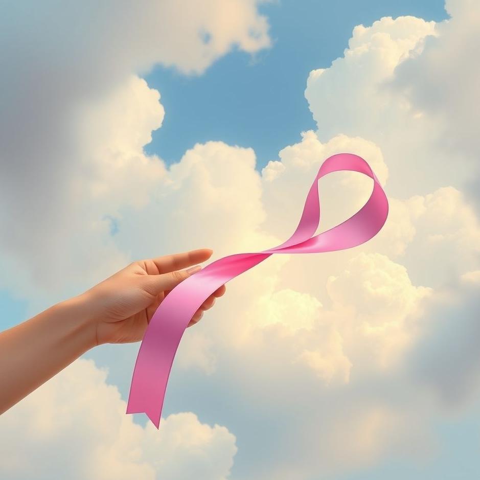 Dream : Receiveing a pink ribbon in a dream