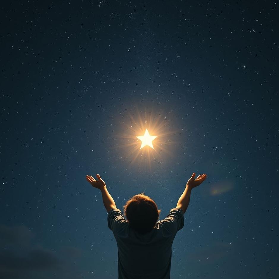 Dream : Receiveing a star from the sky in a dream