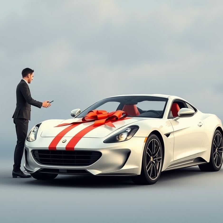 Dream : Receiveing an expensive car as a gift in a dream