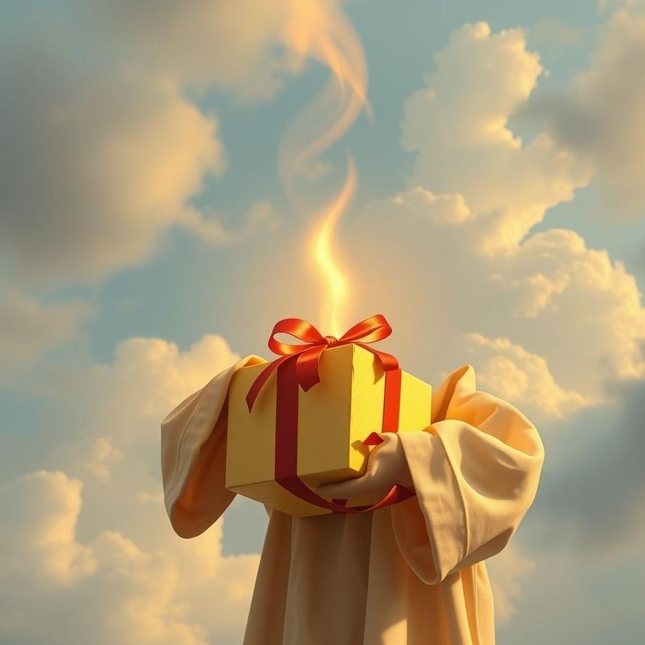 Dream : Receiveing gift clothes in a dream