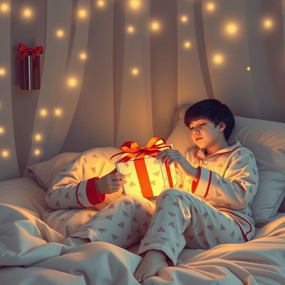 Dream : Receiveing gift pajamas in a dream