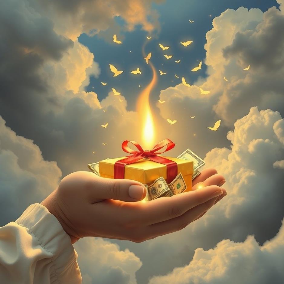 Dream : Receiveing gifts and money in a dream