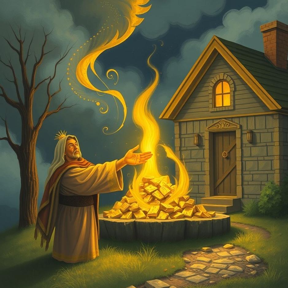 Dream : Receiveing gold from a neighbor in a dream