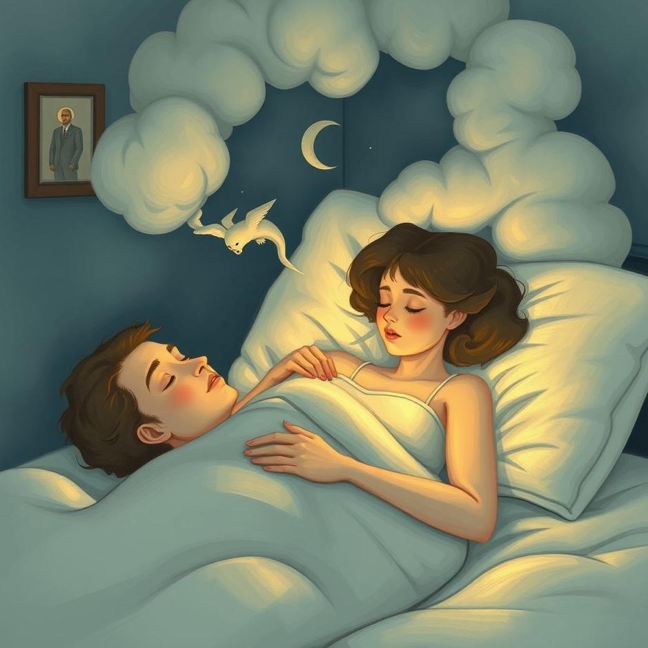 Dream : Receiveing news of her husband's death in a dream