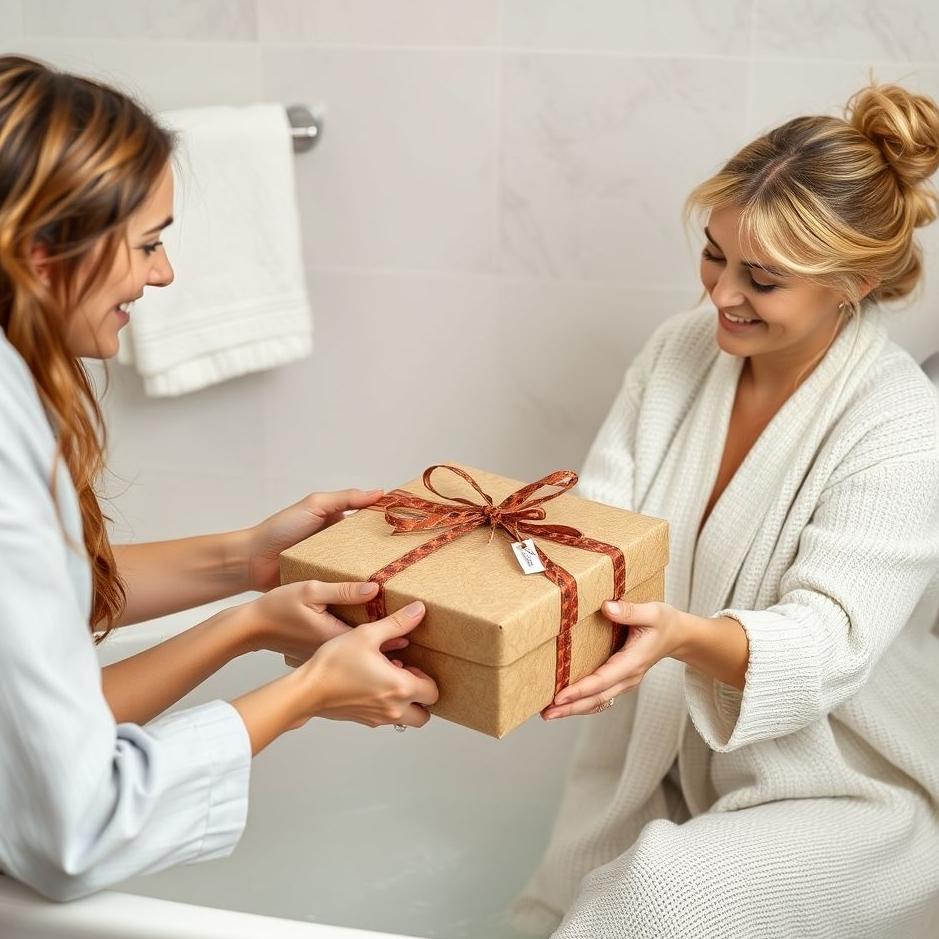Dream : Receiving a Bath Fiber Gift 