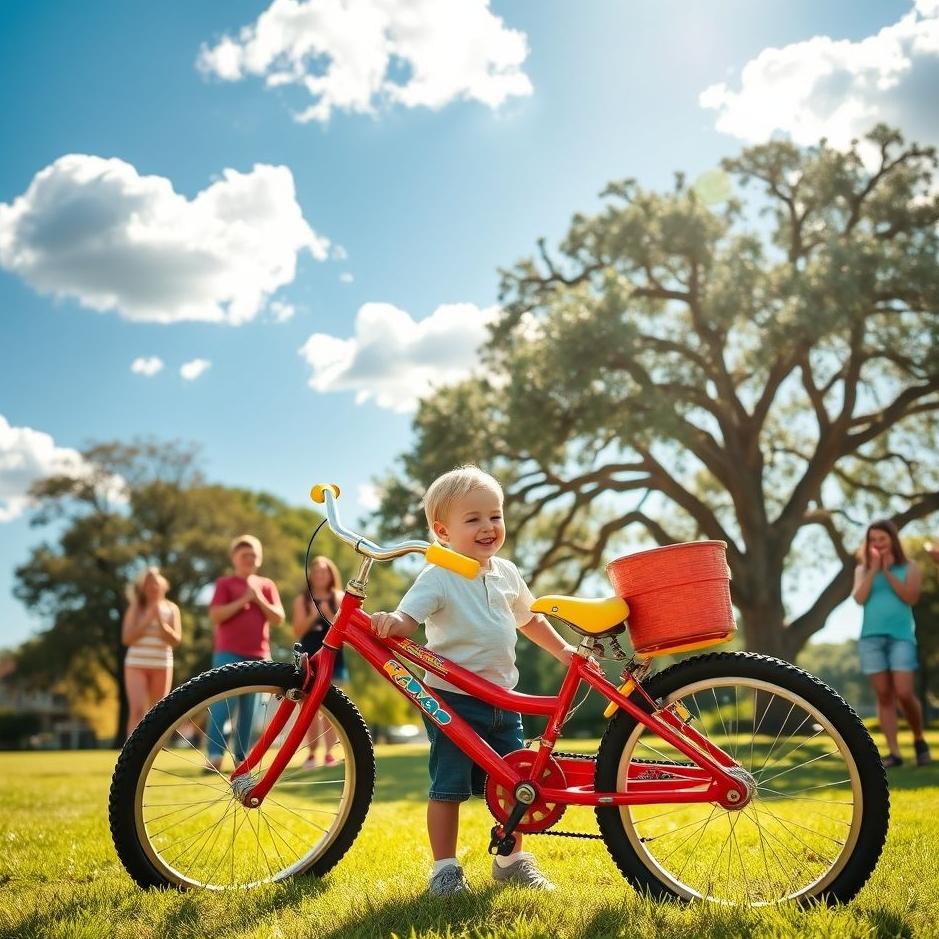 Dream : Receiving a bicycle gift 