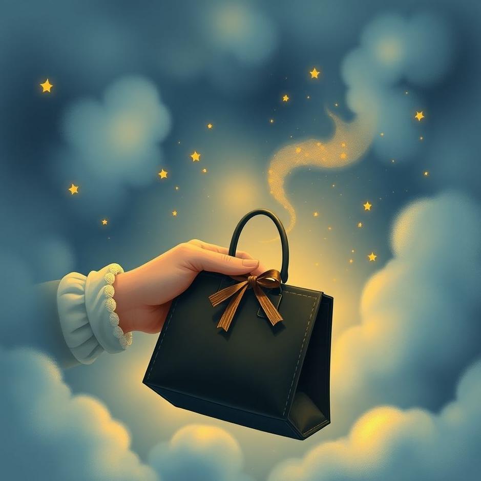 Dream : Receiving a black bag as a gift in a dream
