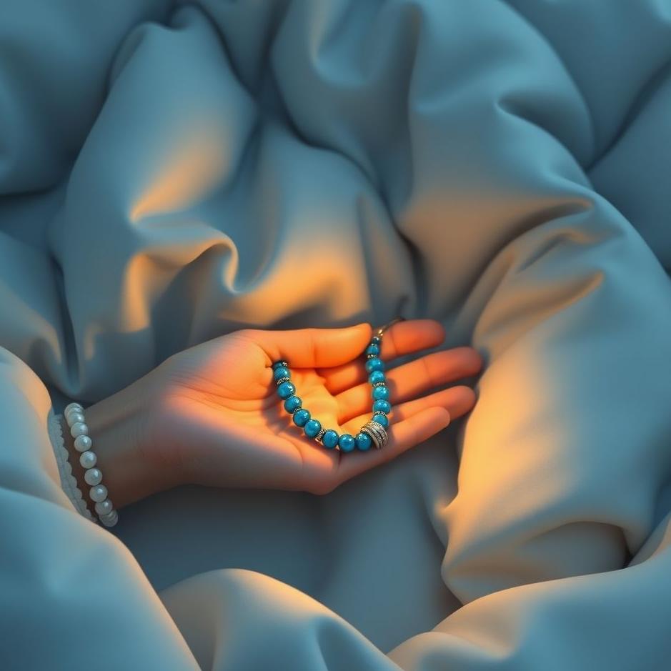 Dream : Receiving a blue necklace as a gift in a dream