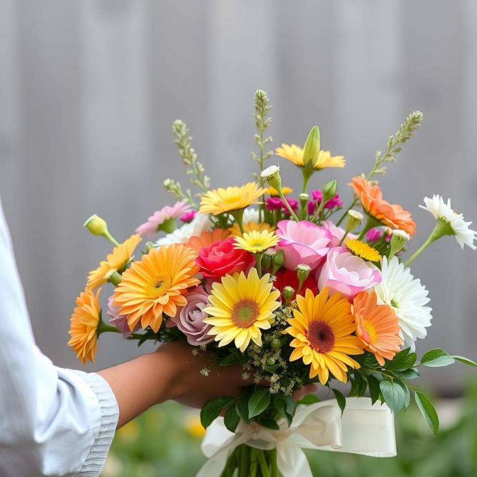 Dream : Receiving a bouquet of flowers 