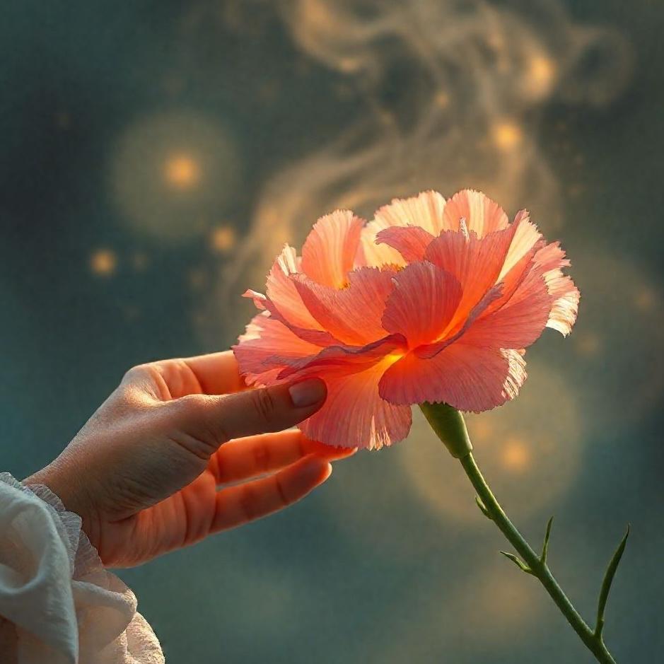 Dream : Receiving a carnation as a gift in a dream