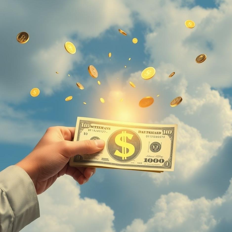 Dream : Receiving a cash prize in a dream