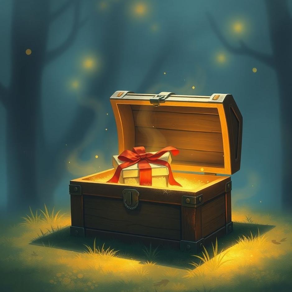 Dream : Receiving a chest as a gift in a dream
