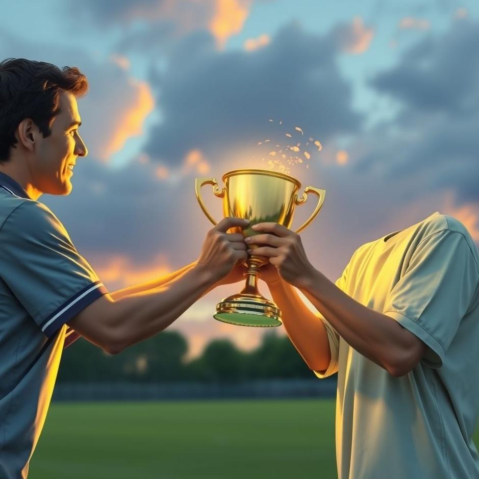 Dream : Receiving a cup award in a dream