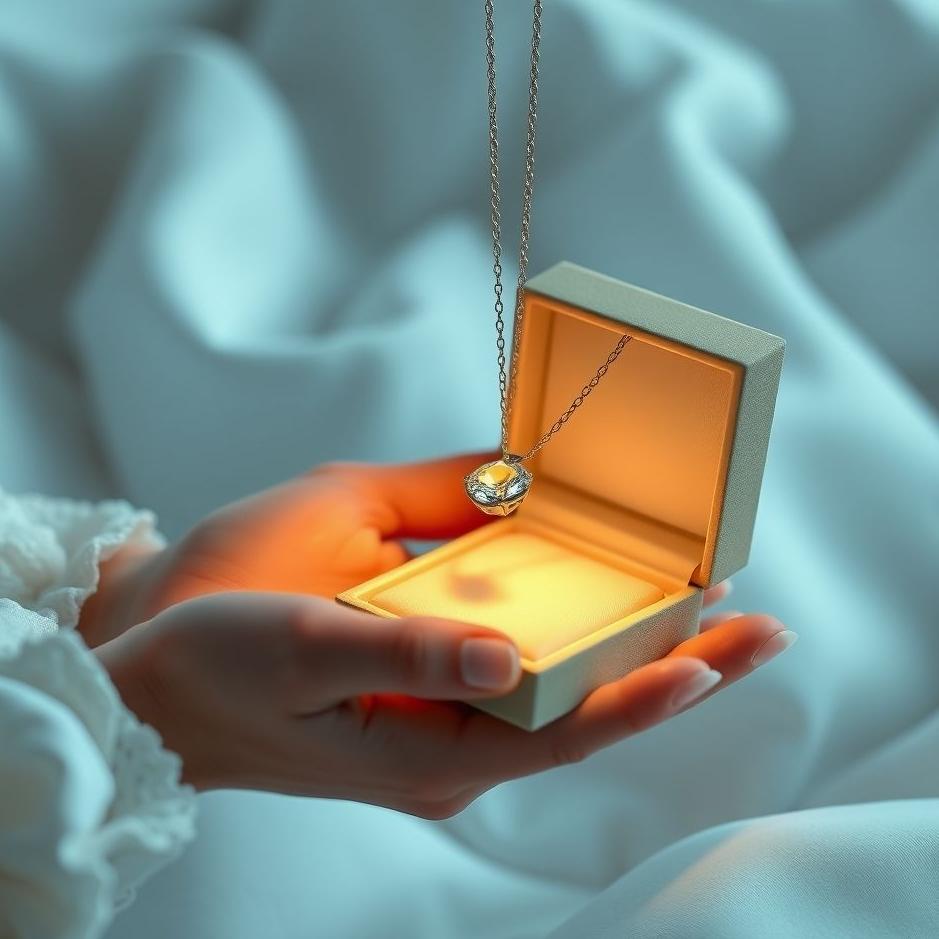 Dream : Receiving a diamond necklace as a gift in a dream