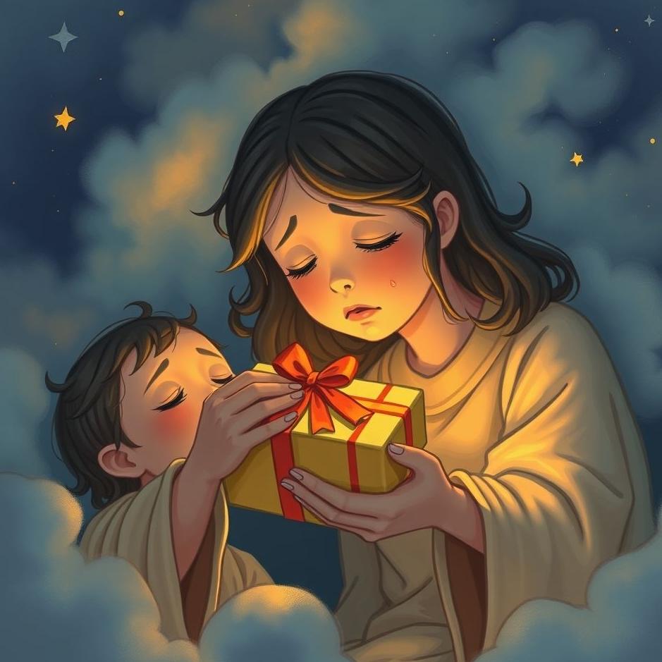 Dream : Receiving a gift and crying in a dream