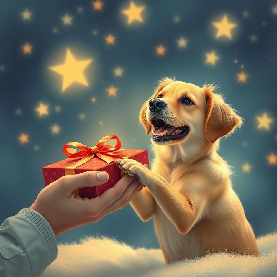 Dream : Receiving a gift dog in a dream