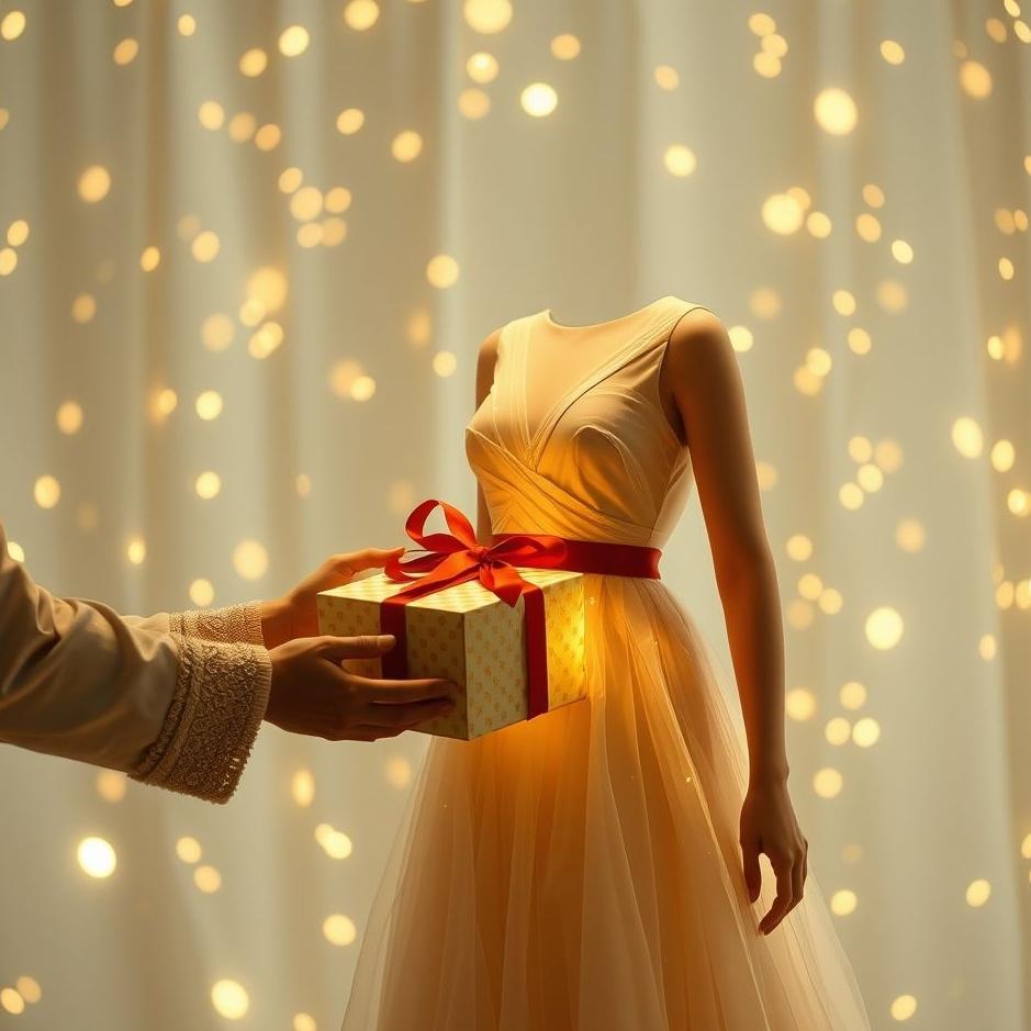 Dream : Receiving a gift dress in a dream