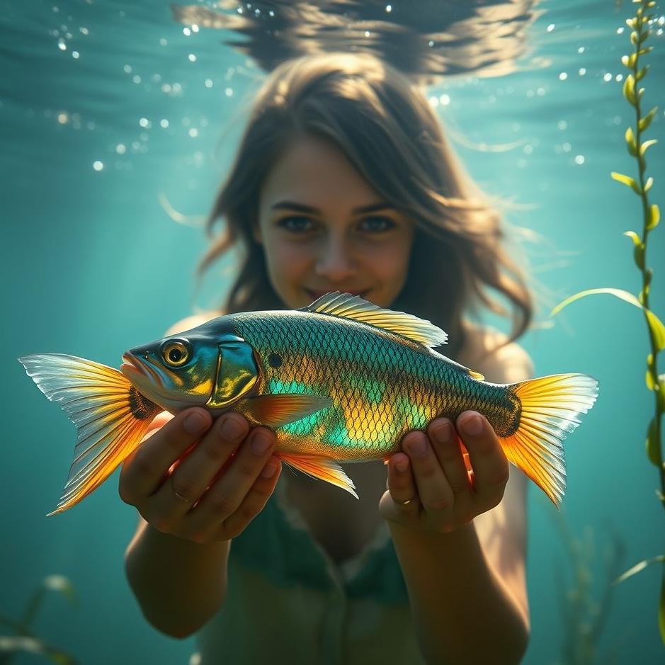 Dream : Receiving a gift fish in a dream