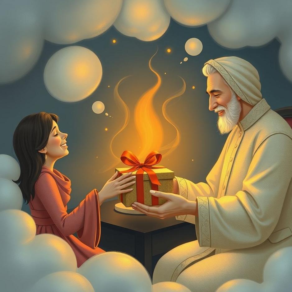 Dream : Receiving a gift from a guest in a dream