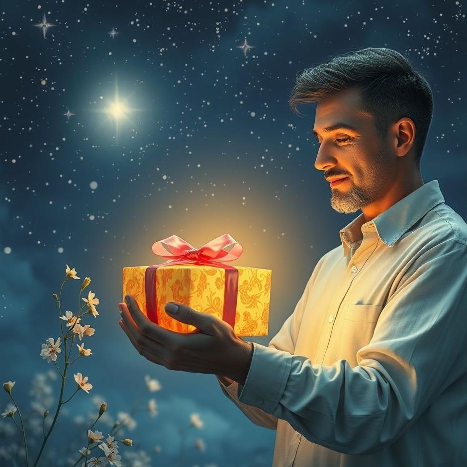 Dream : Receiving a gift from a man in a dream