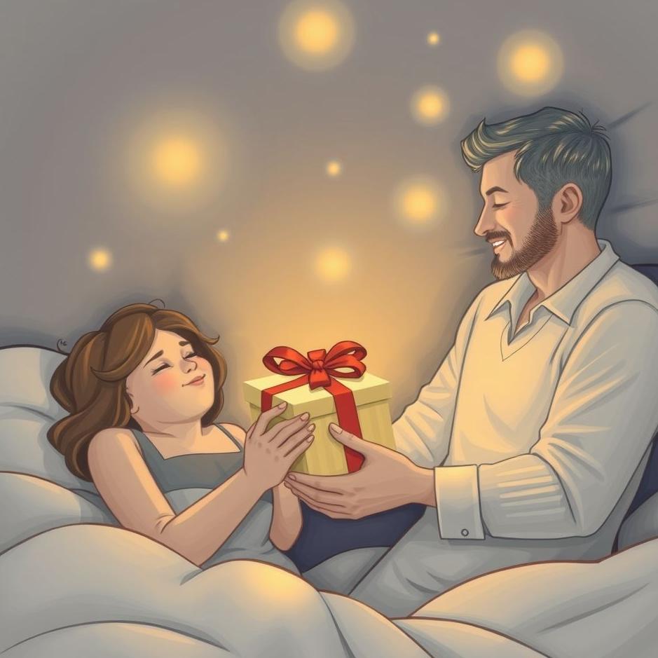 Dream : Receiving a gift from her husband in a dream