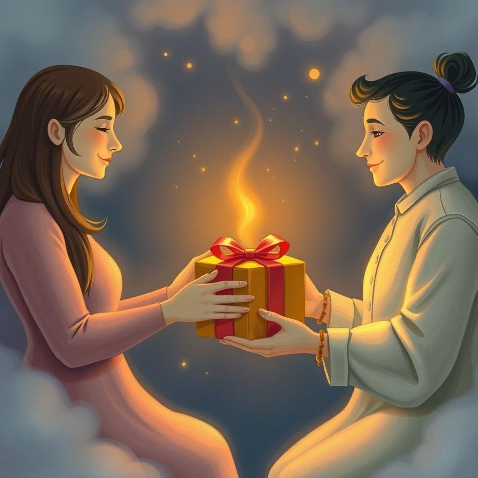 Dream : Receiving a gift from two people in a dream