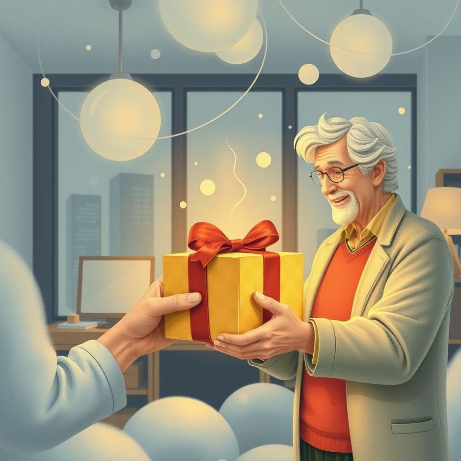 Dream : Receiving a gift from your old workplace in a dream