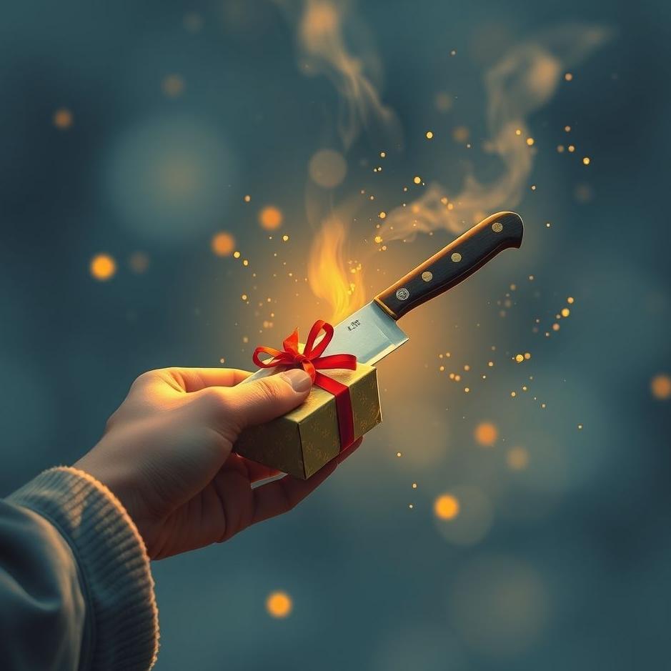 Dream : Receiving a gift knife in a dream