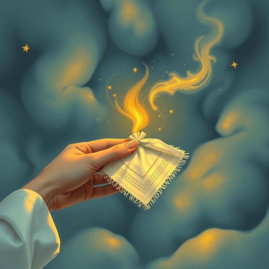 Dream : Receiving a gift of a handkerchief in a dream