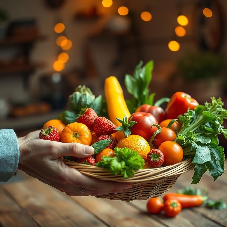 Dream : Receiving a gift of fruit and vegetables in a dream