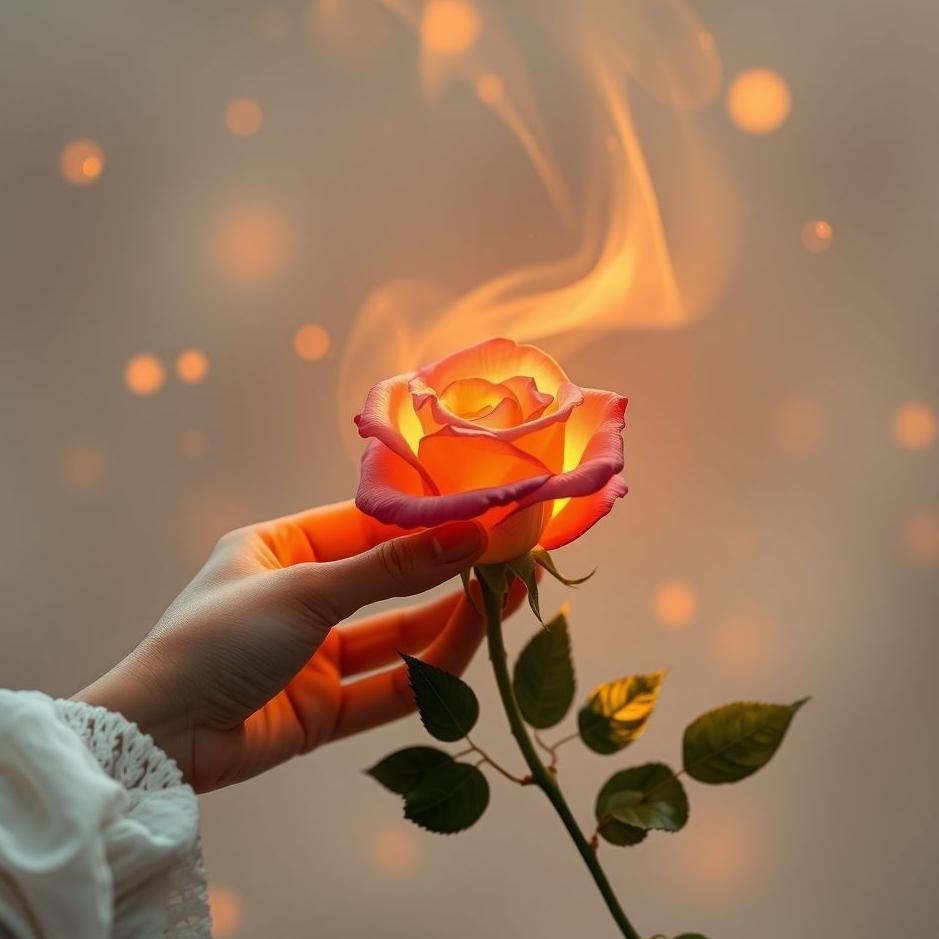 Dream : Receiving a gift rose in a dream