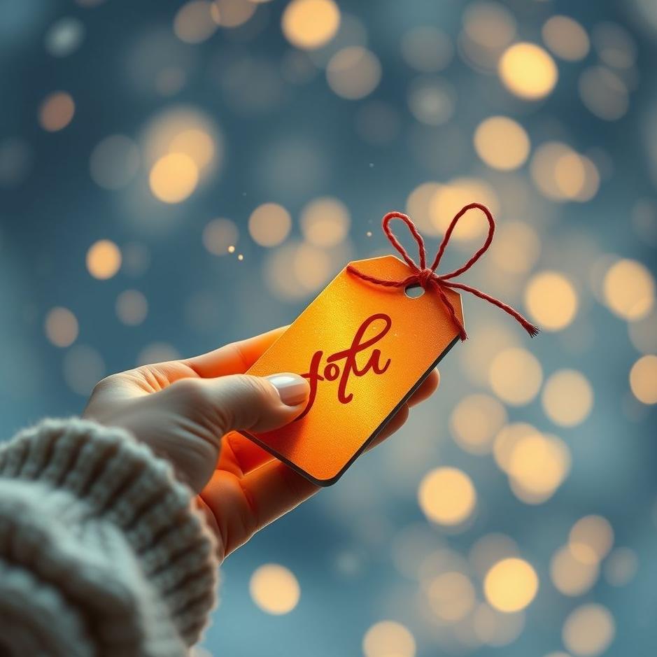 Dream : Receiving a gift tag in a dream