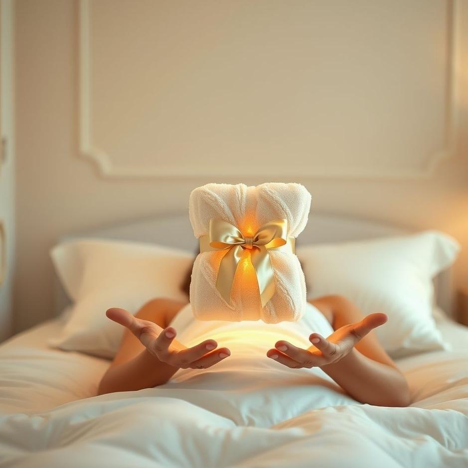 Dream : Receiving a gift towel in a dream